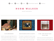 Tablet Screenshot of normwalker.com